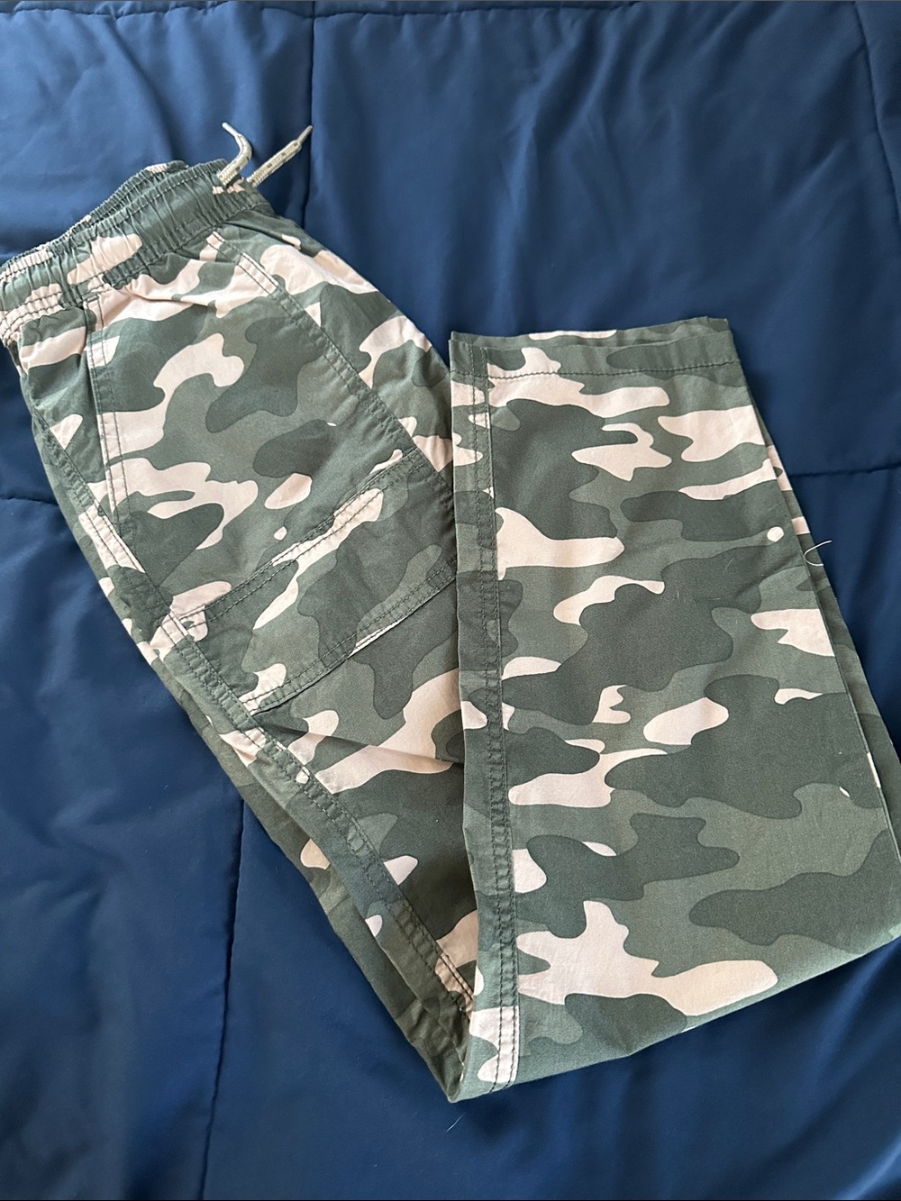 Kids Camo Jogger Pants - Green Camo size 10-12